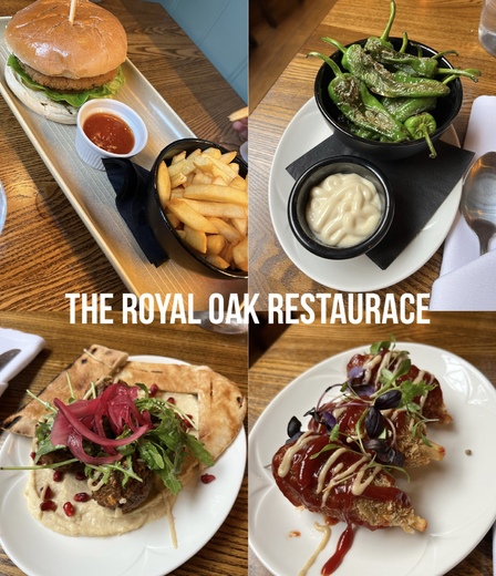 The Royal oak vegan food