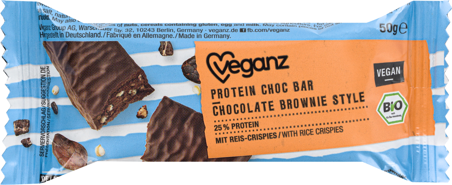 proteinová tyčinka oko brownies vegan